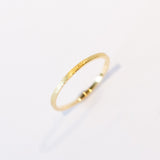 Satomi Kawakita | 1.5mm Rough Textured Square Band