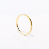 Satomi Kawakita | 1.5mm Rough Textured Square Band