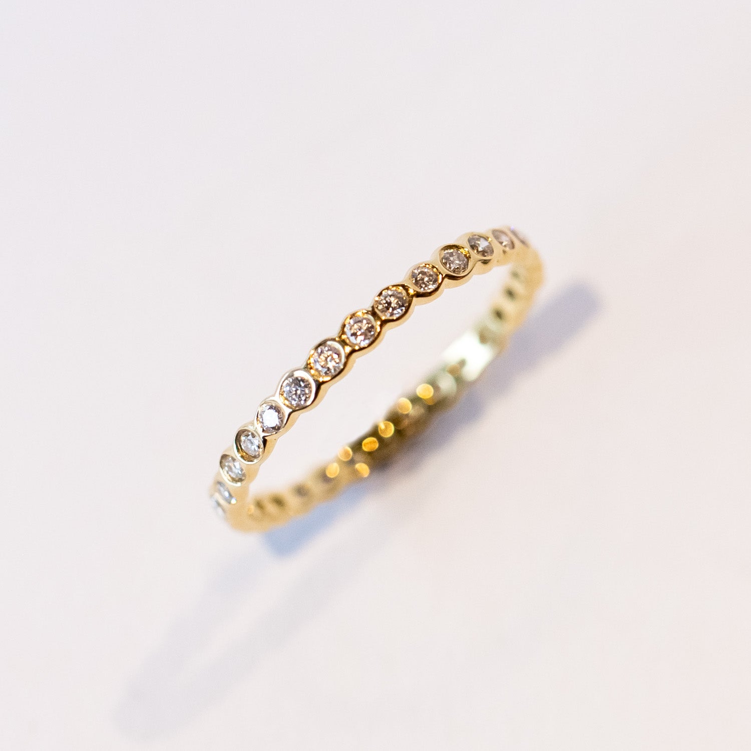 Satomi Kawakita | Small White Diamond Circle Eternity Band