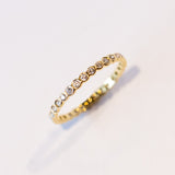 Satomi Kawakita | Small White Diamond Circle Eternity Band