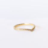 Satomi Kawakita | White Diamond Cresting Contour Band