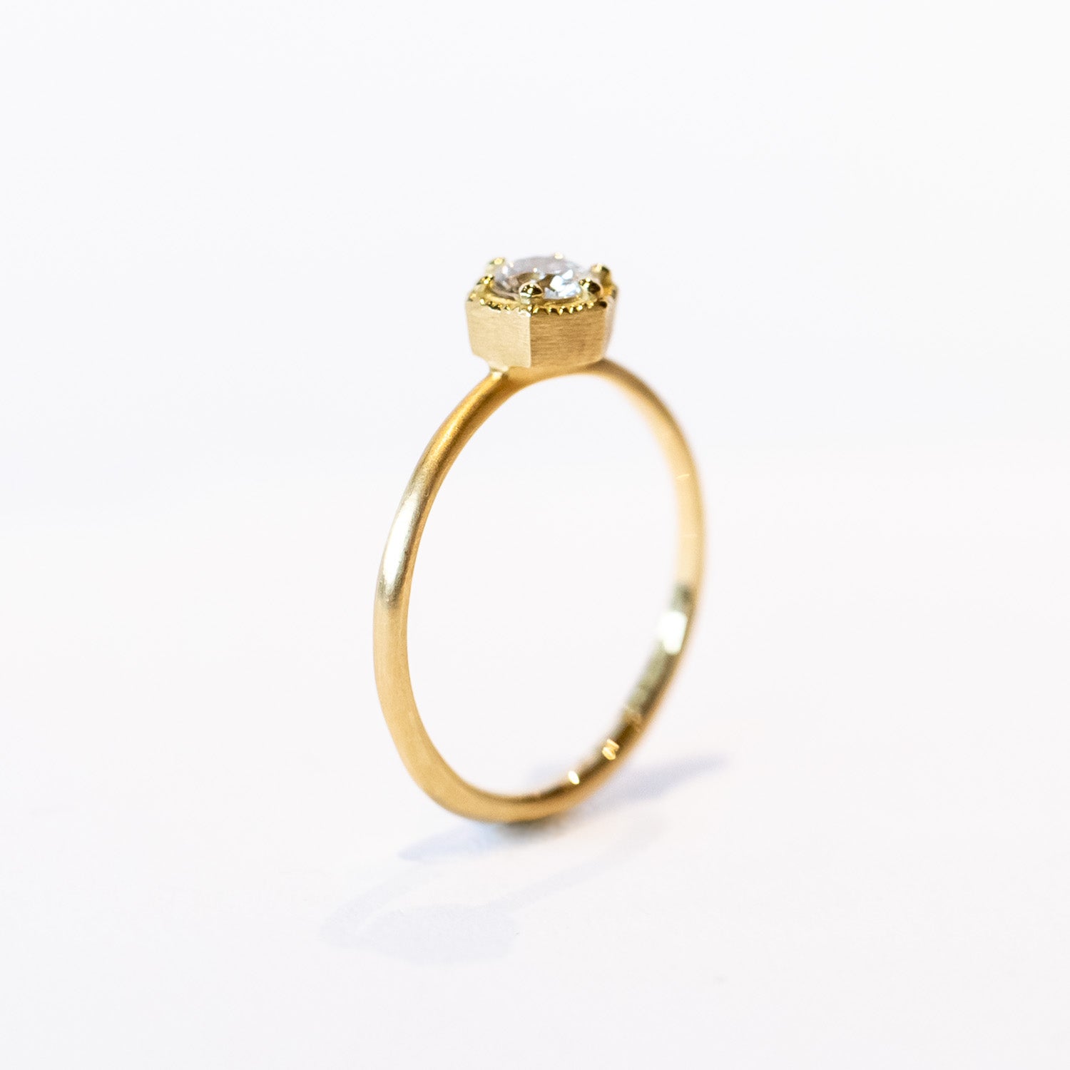 Satomi Kawakita | 4.5mm White Diamond Hexagon Ring
