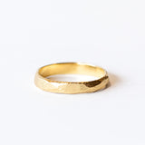 4mm Hand Carved Thick Wedding Band