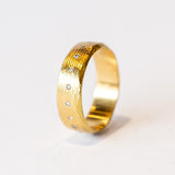Wide Diamond Cigar Band