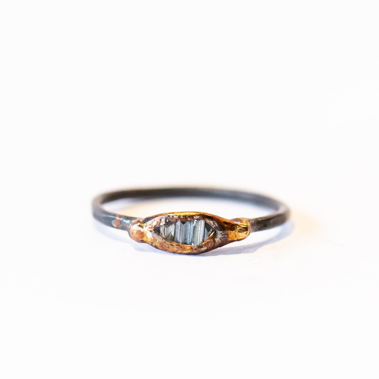 Variance Objects | Mini Baguette Diamond Band