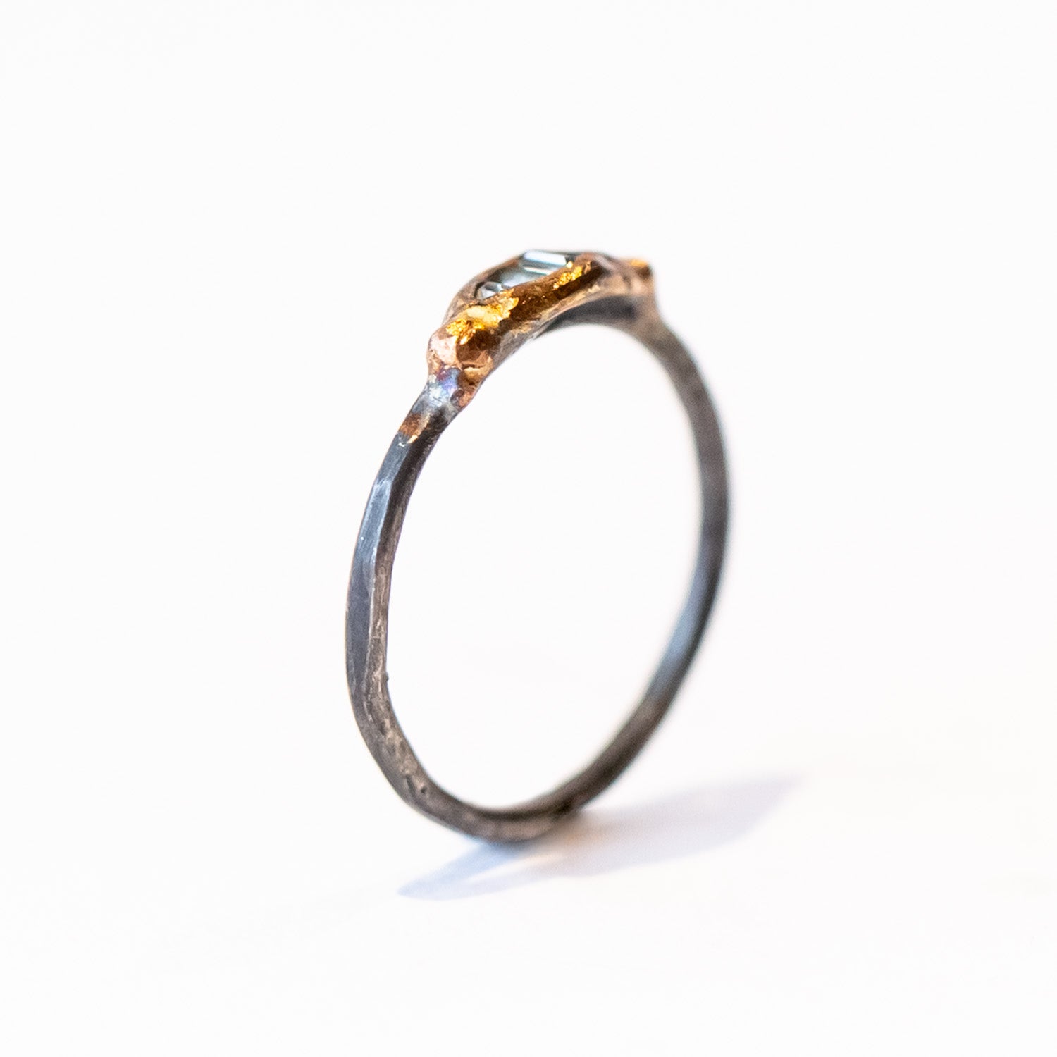 Variance Objects | Mini Baguette Diamond Band