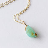 Opalized Wood and Diamond Charm