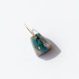 Shattuckite and Diamond Mini Chunk Charm