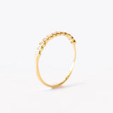 Satomi Kawakita | Small White Diamond Circle Half Eternity Band