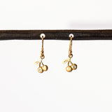 Victoria Cunningham | Cherries Drop Earrings with Diamonds