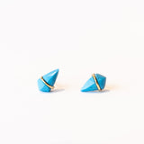 Turquoise Kite Stud Earrings, Small