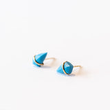 Turquoise Kite Stud Earrings, Small