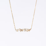 Suzanne Kalan | 18k Frenzy Diamond Bar Necklace