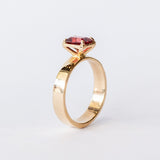 Apex Red Spinel Solitaire Ring