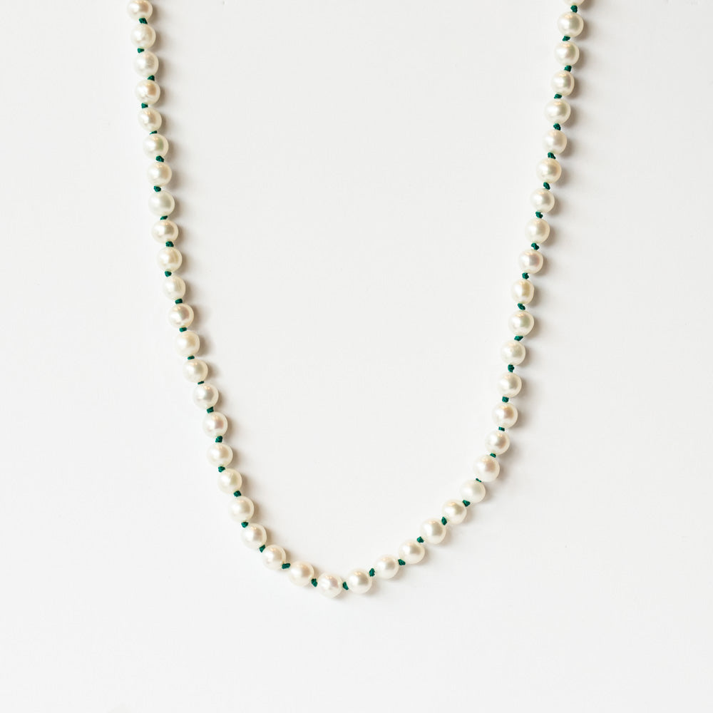 Large Round Pearl Toggle Necklace