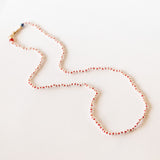Seed Pearl Red Necklace