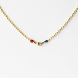Seed Pearl Yellow Necklace