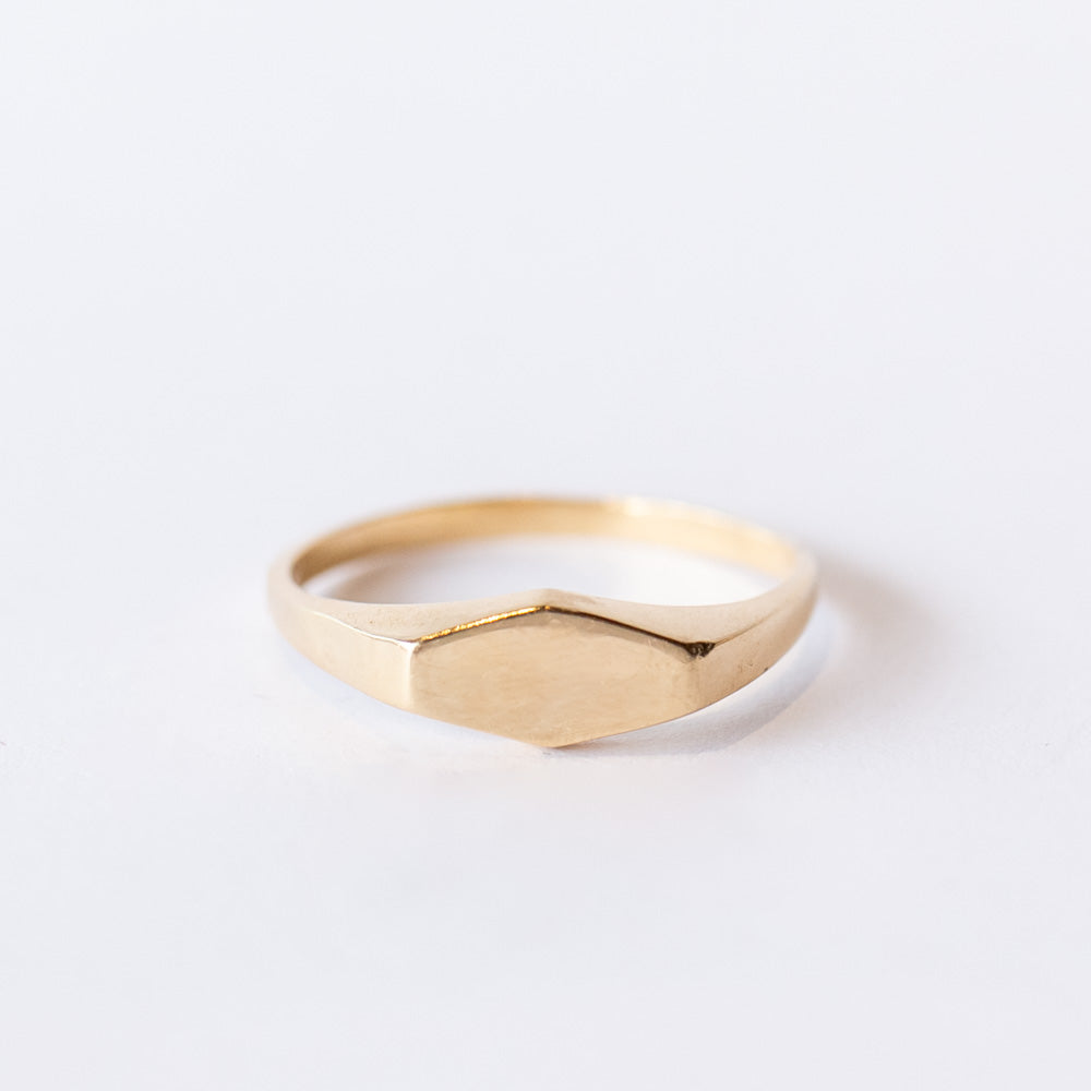 Crest Signet Ring