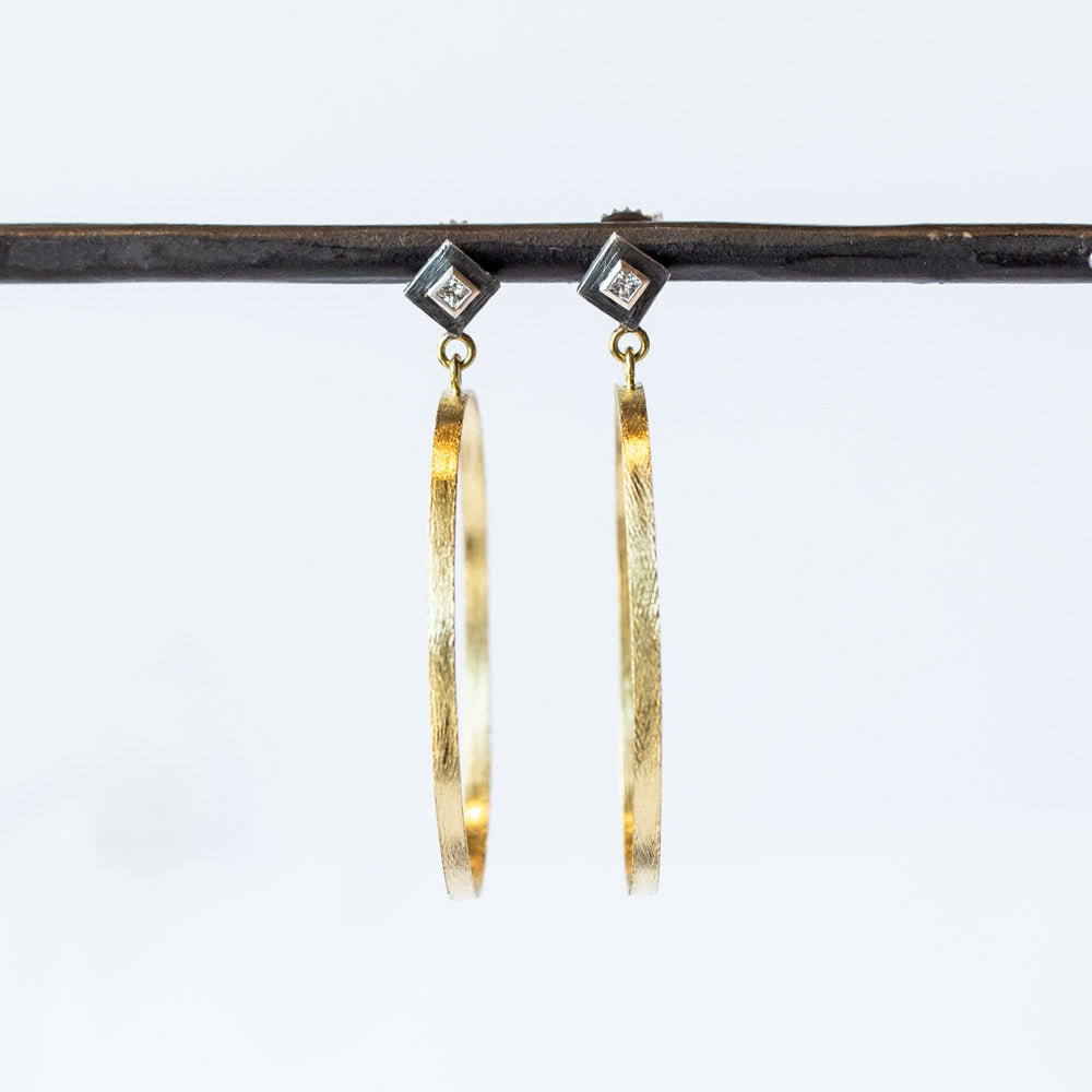 Princess Hoop Earrings
