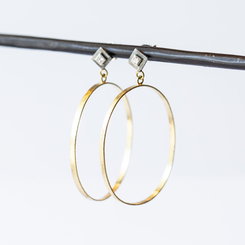Princess Hoop Earrings