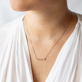 Suzanne Kalan | 18k Classic Fireworks Diamond Bar Necklace