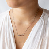 Suzanne Kalan | 18k Classic Fireworks Diamond Bar Necklace