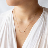 Suzanne Kalan | 18k Classic Fireworks Diamond Bar Necklace