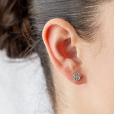 Suzanne Kalan | 18k Classic Fireworks Round Diamond Stud Earrings