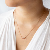 Suzanne Kalan | 18k Mini Frenzy Diamond Bar Necklace