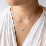 Suzanne Kalan | 18k Frenzy Diamond Mini Bar Necklace