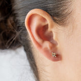 Suzanne Kalan | 18k Mini Cluster Diamond Stud Earrings