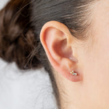 Suzanne Kalan | 18k White Diamond Signature Stud Earrings