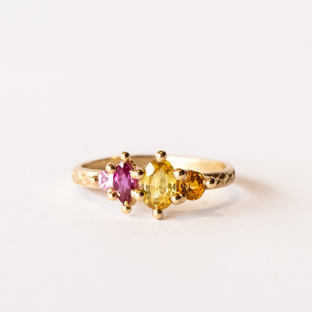 Yellow Harlequin Ring
