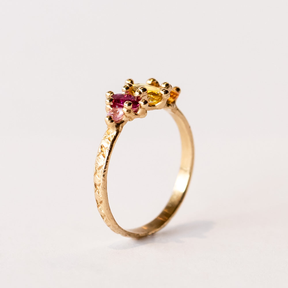 Yellow Harlequin Ring
