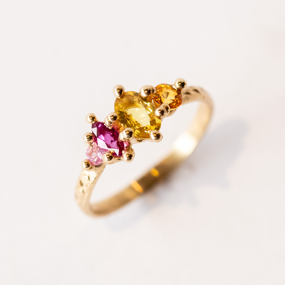 Yellow Harlequin Ring