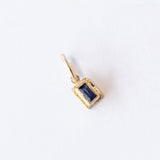 Baguette Sapphire Charm
