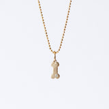 Itty Bitty Diamond Dog Bone Charm