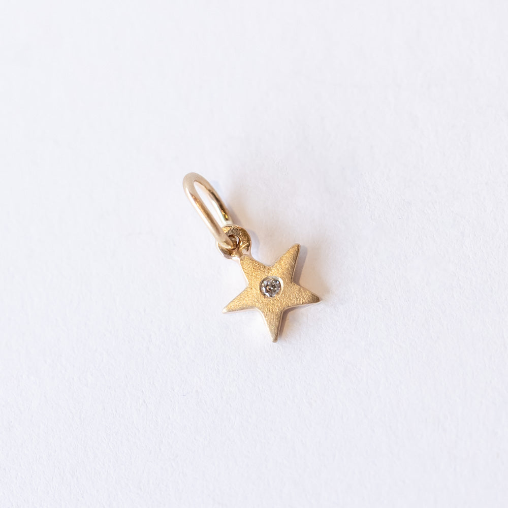 Itty Bitty Diamond Star Charm