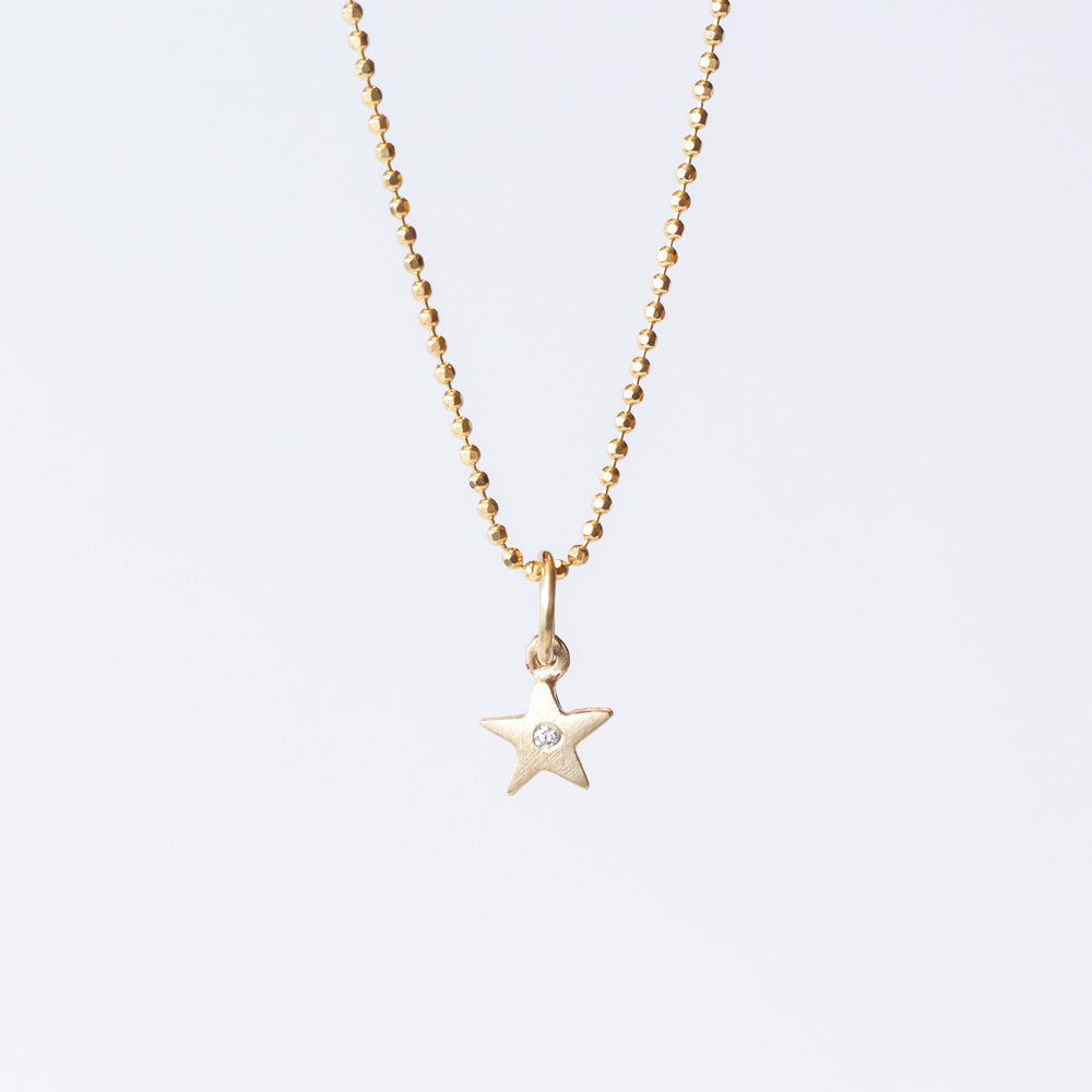 Itty Bitty Diamond Star Charm