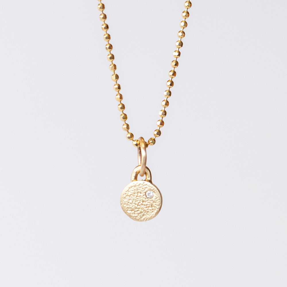 Itty Bitty Diamond Disc Charm