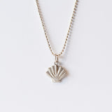 Small Diamond Scallop Shell Charm
