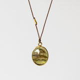 Mossy Green Tourmaline Necklace