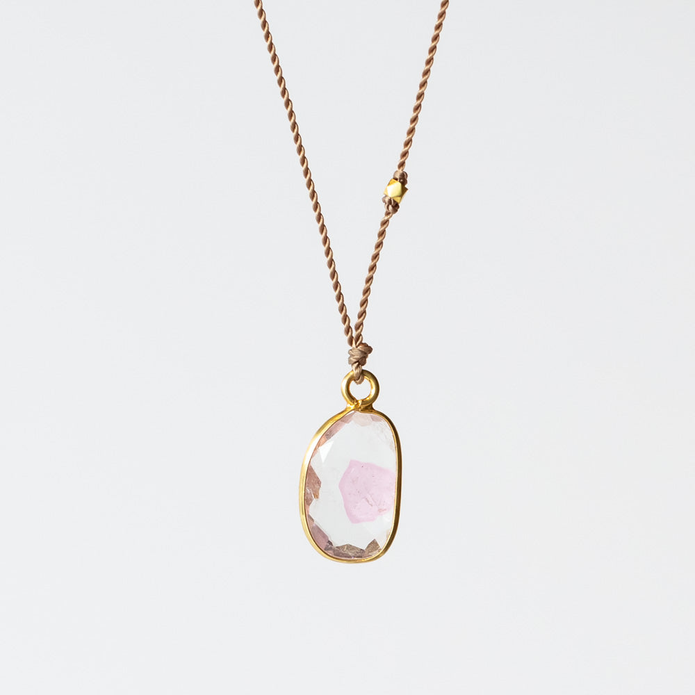 Watermelon Tourmaline Necklace