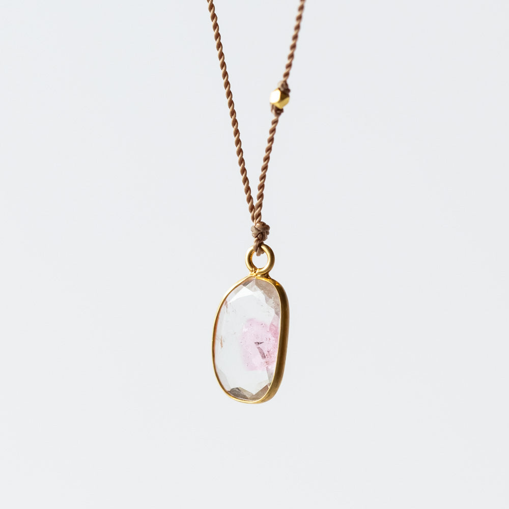 Watermelon Tourmaline Necklace