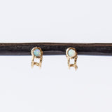 Opal Spark Hug Earrings