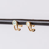 Opal Spark Hug Earrings