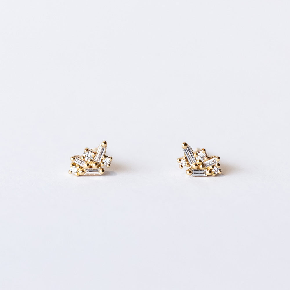 Suzanne Kalan | 18k Classic Diamond Felicity Stud Earrings