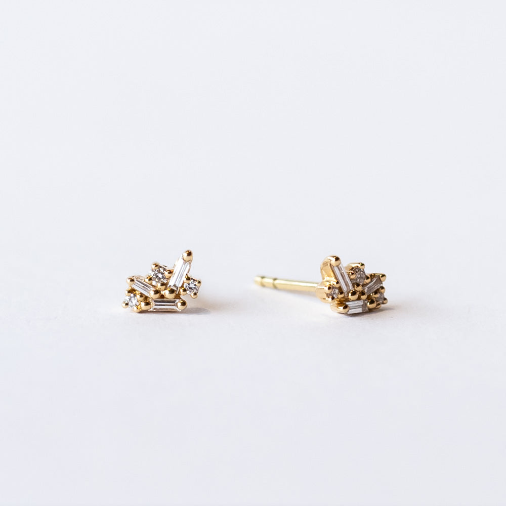 Suzanne Kalan | 18k Classic Diamond Felicity Stud Earrings