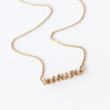Suzanne Kalan | 18k Classic Fireworks Diamond Bar Necklace