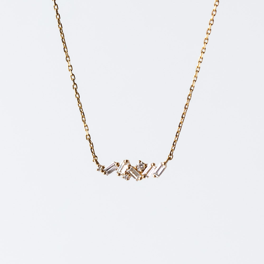 Suzanne Kalan | 18k Frenzy Diamond Mini Bar Necklace